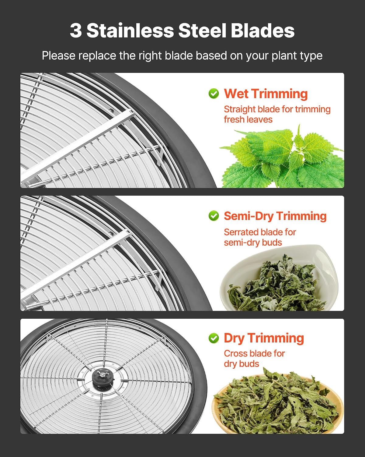 VEVOR Bowl-Trimmer 42 cm