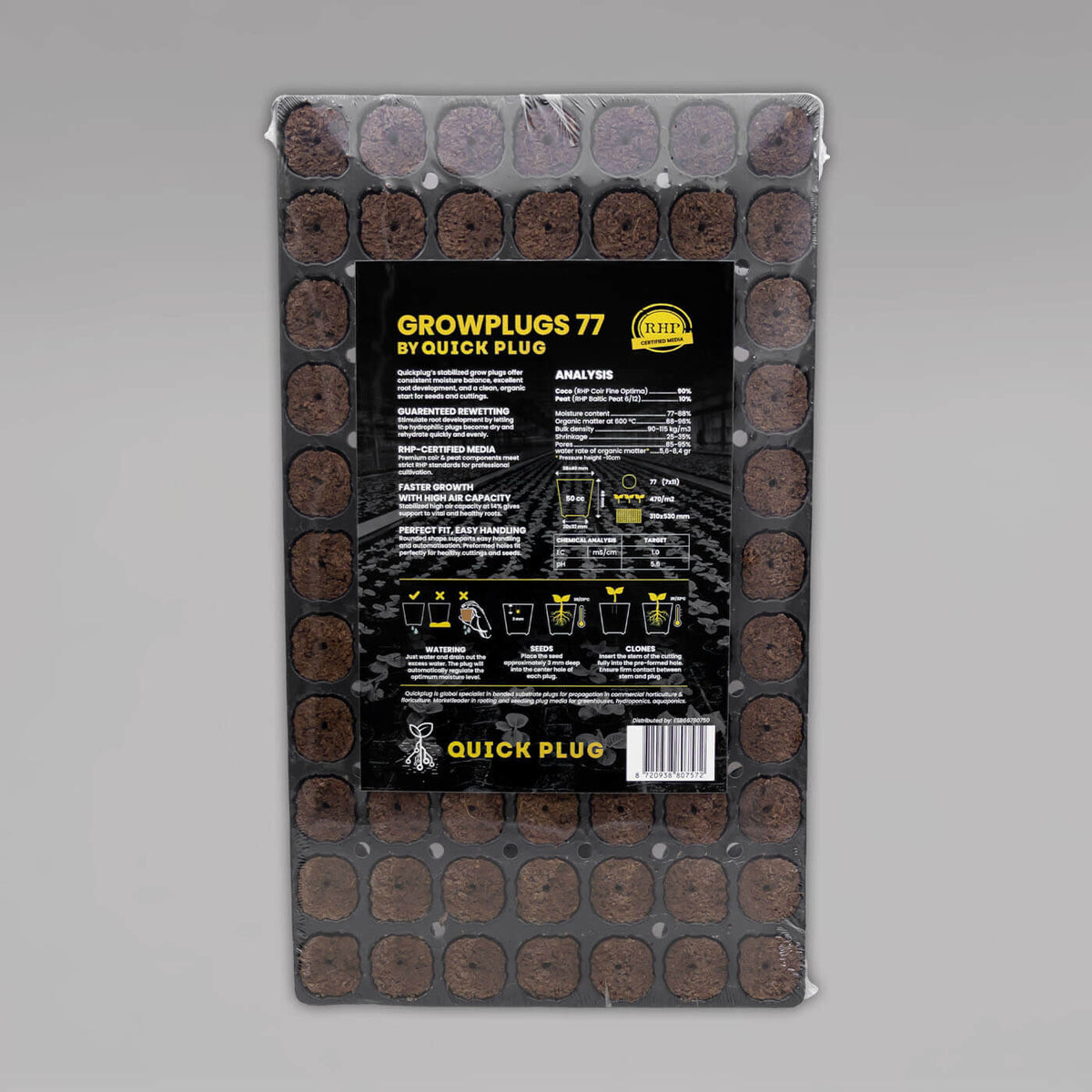 Quickplug Growplugs - 77er Tray