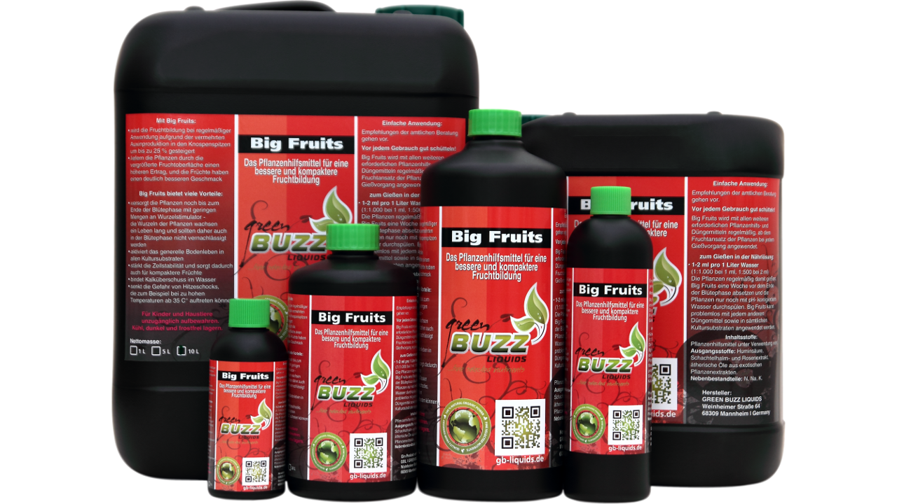 Green Buzz Liquids Big Fruits