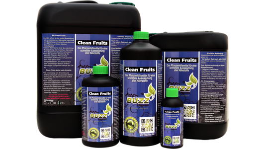 Green Buzz Liquids Clean Fruits
