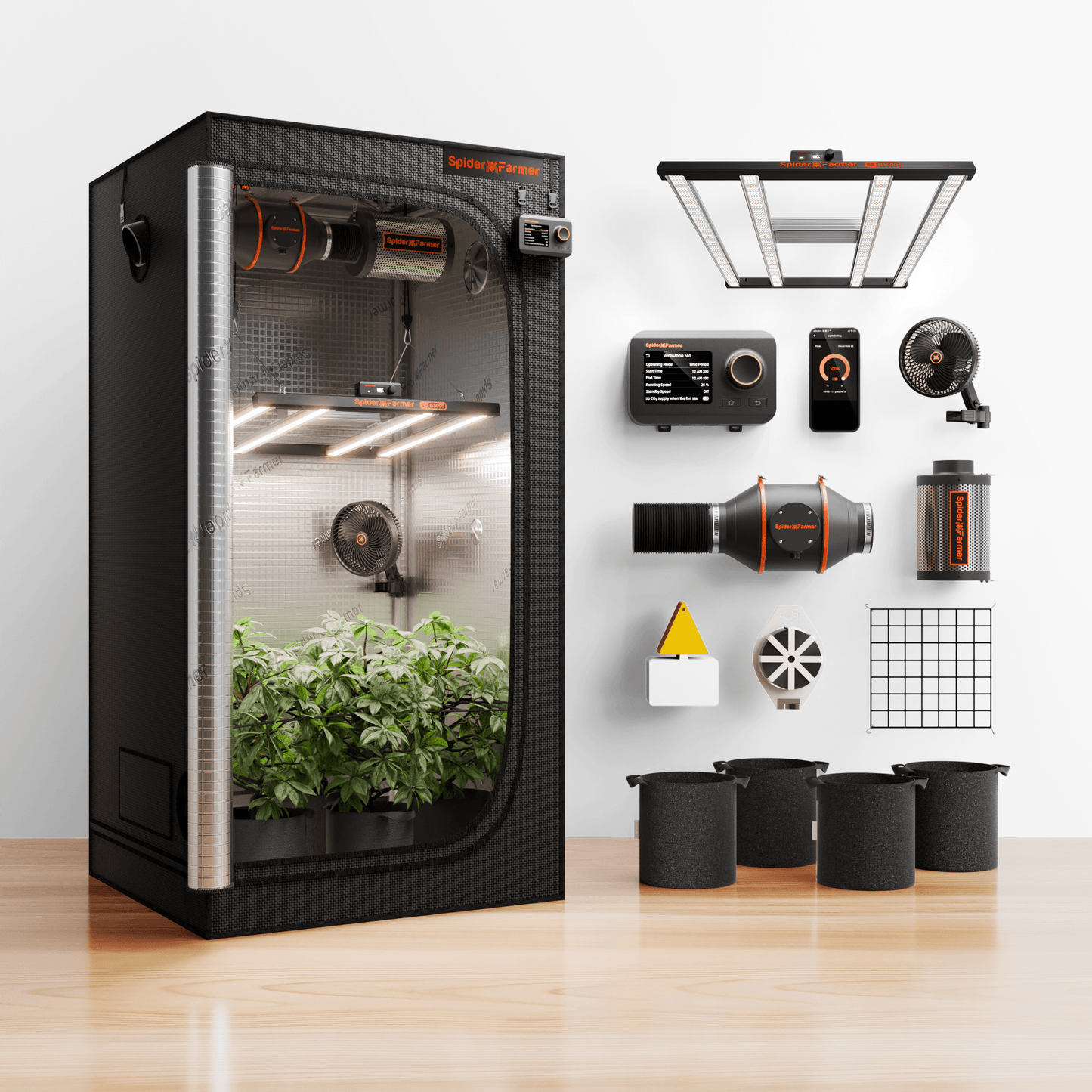 Spider Farmer SE Komplett-Sets - Professioneller Grow