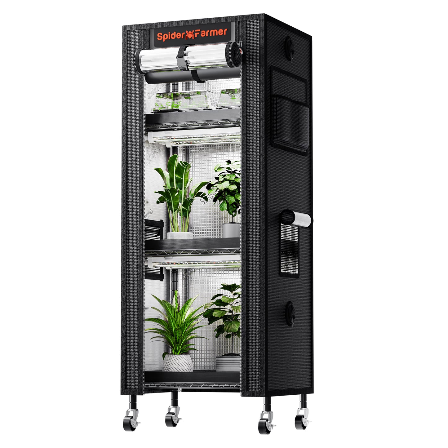 Spider Farmer 6 Tier Plant Stand With Grow Lights 250W – Grow Tent Regal für Klone & Sämlinge (2026)